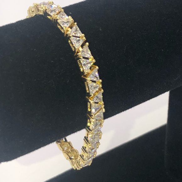 46ct Trillion Tennis Bracelet - Picture 11 of 14